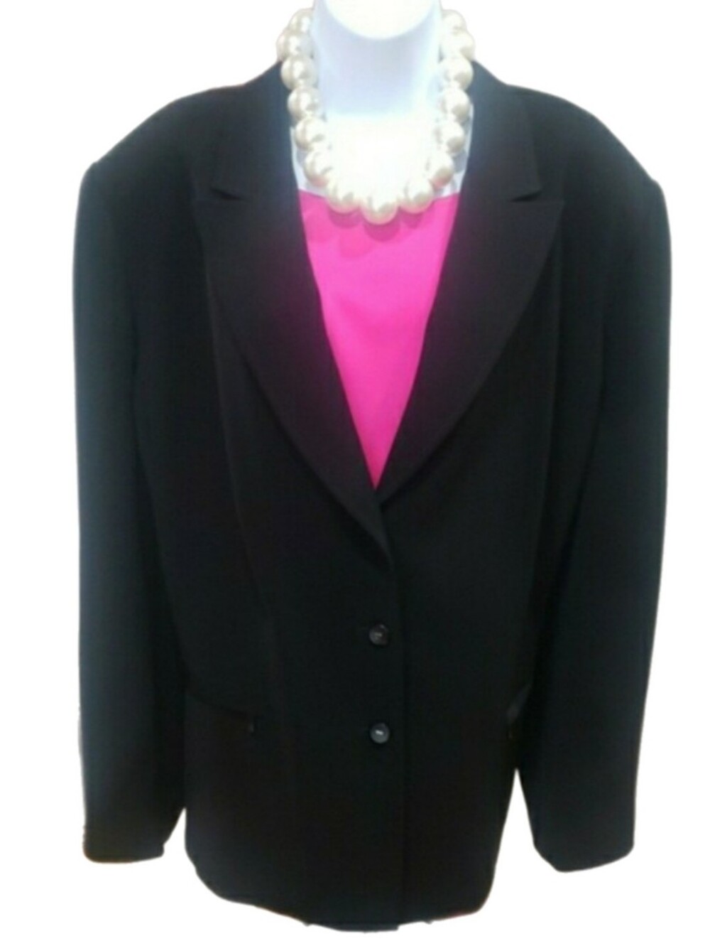 Tahari, Arthur S Levine, Black Blazer, 24
